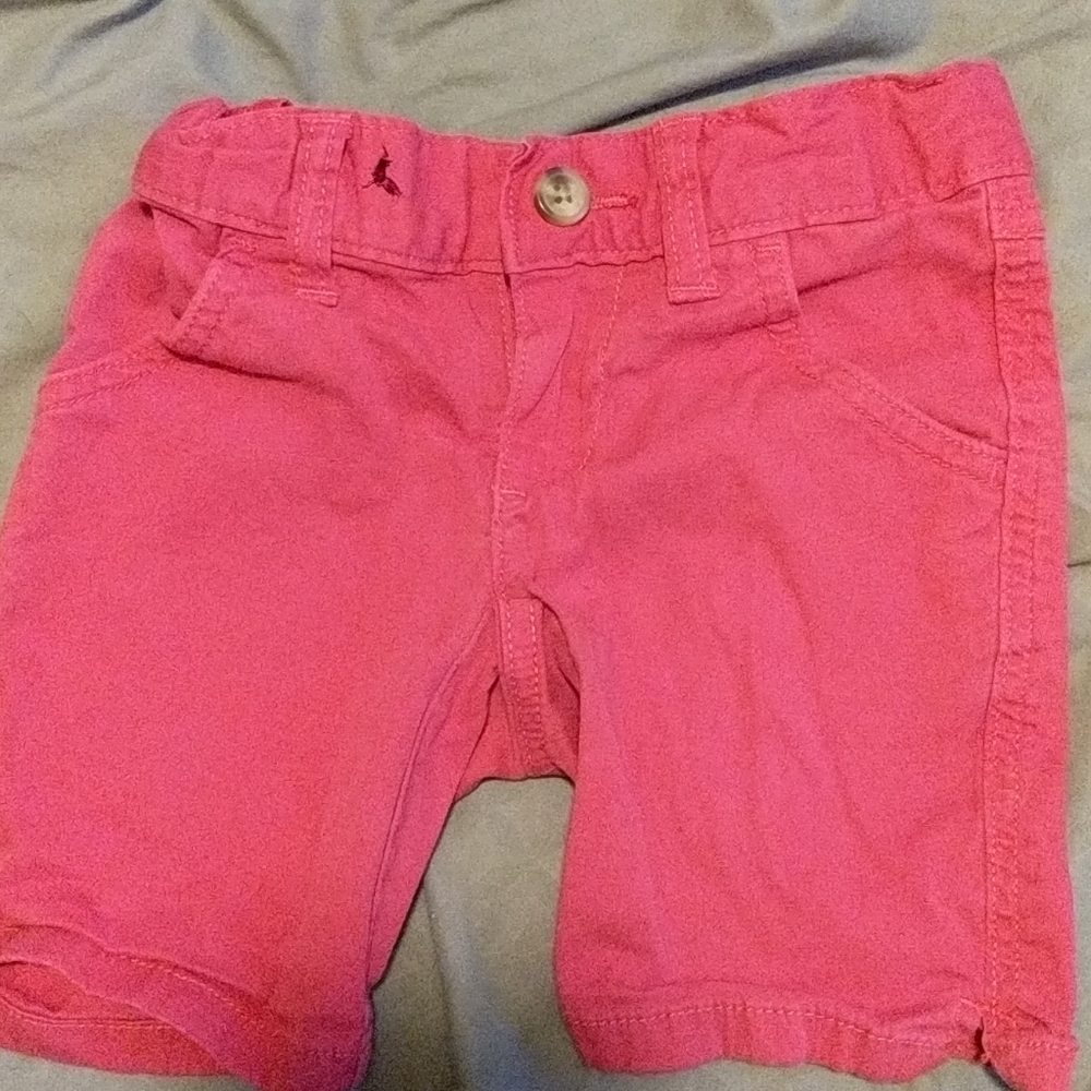 Pink khaki shorts